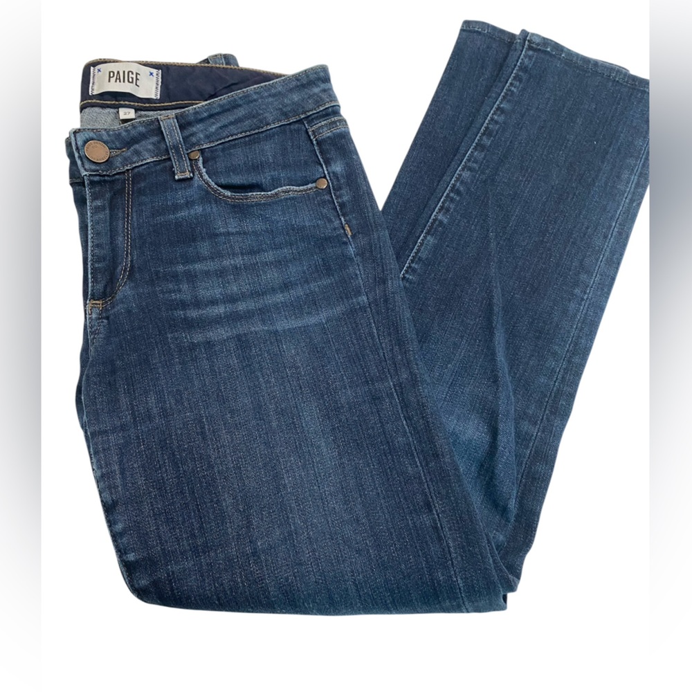 PAIGE Skyline Ankle Peg Straight Leg Jeans